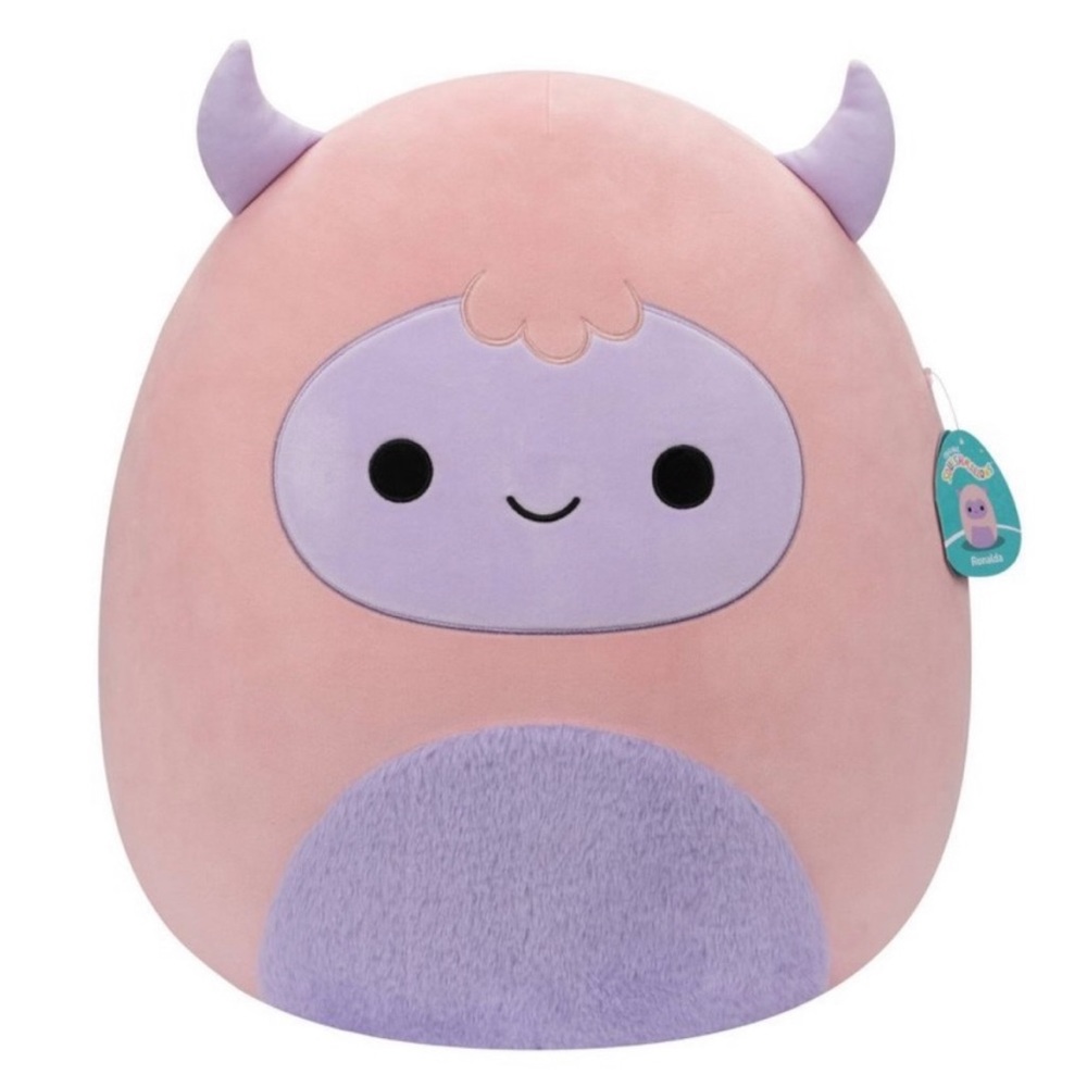 Squishmallow Ronalda The Pink and Purple Yeti 11”
